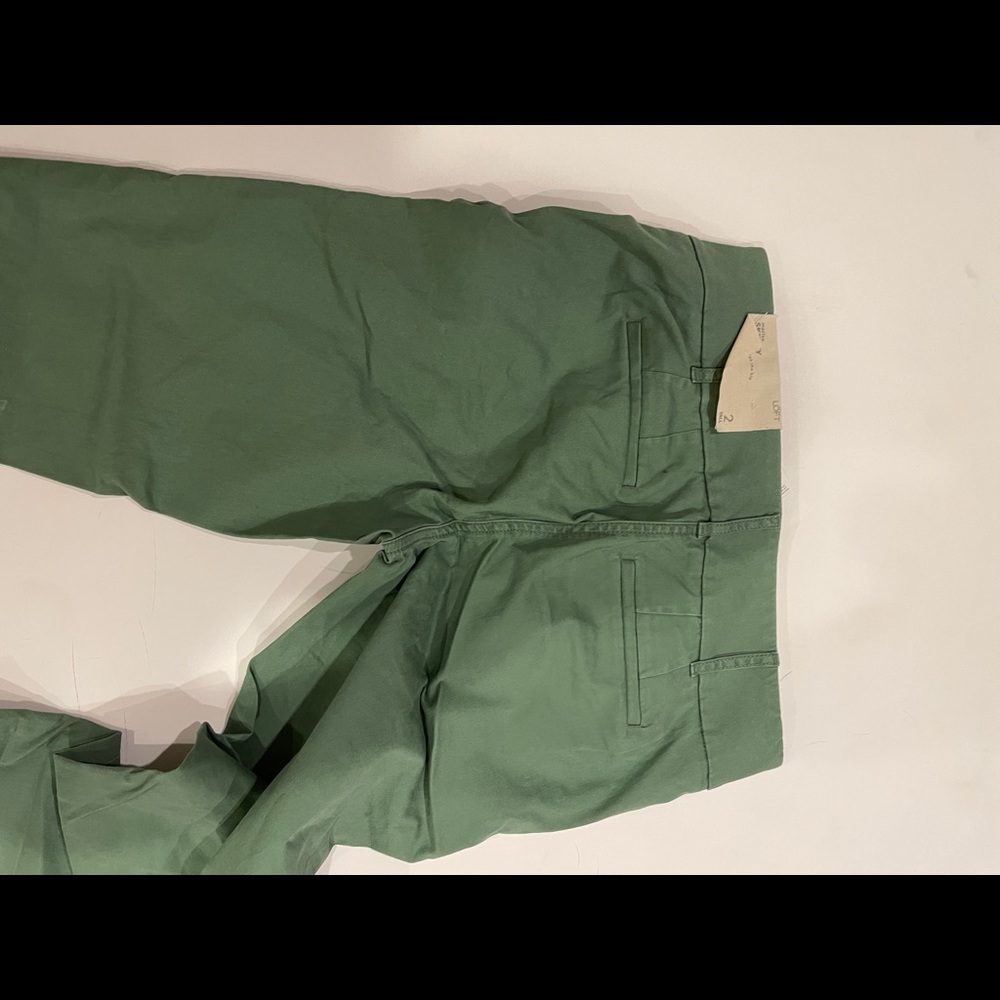 loft green pants (marisa skinny) - Picture 4 of 5
